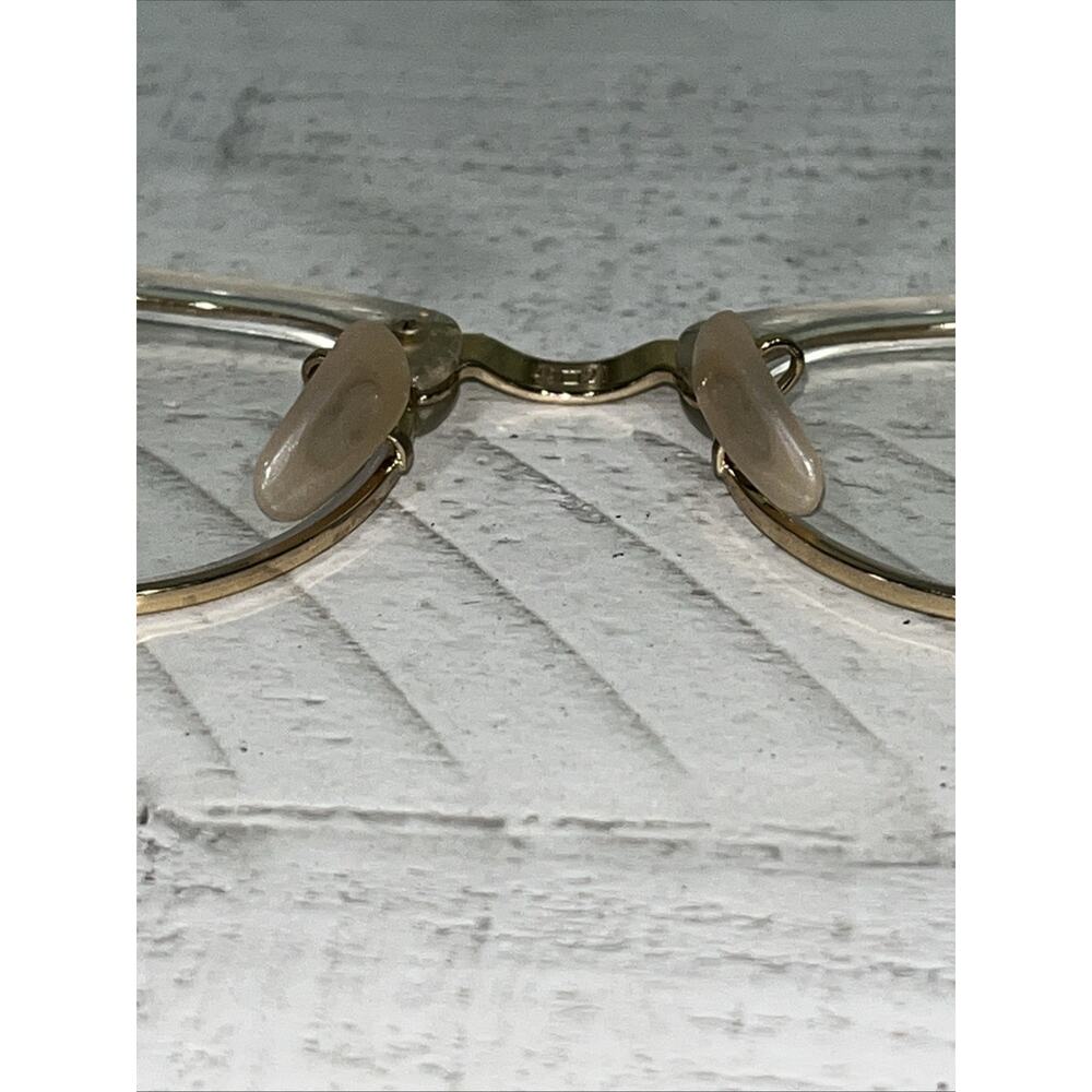 Ray-Ban Clubmaster Eyeglasses RB 5154 5762 Transparent Gold 49-21 Frames Only‼️ - Picture 8 of 10